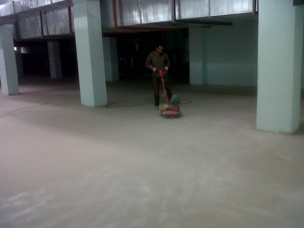 Otopark Sürme Epoksi Beton Silimi