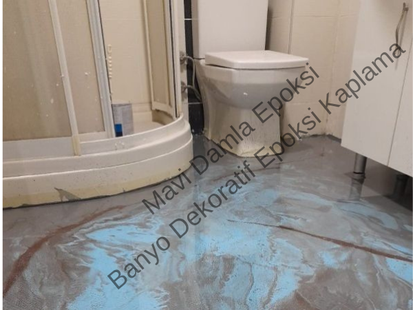 Ev epoksi dekoratif zemin kaplama