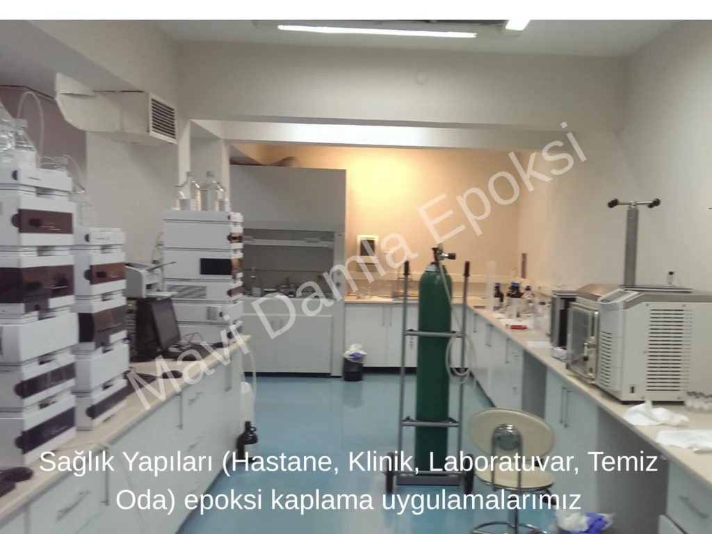Sağlık Yapıları (Hastane, Klinik, Laboratuvar, Temiz Oda) epoksi kaplama uygulamamız