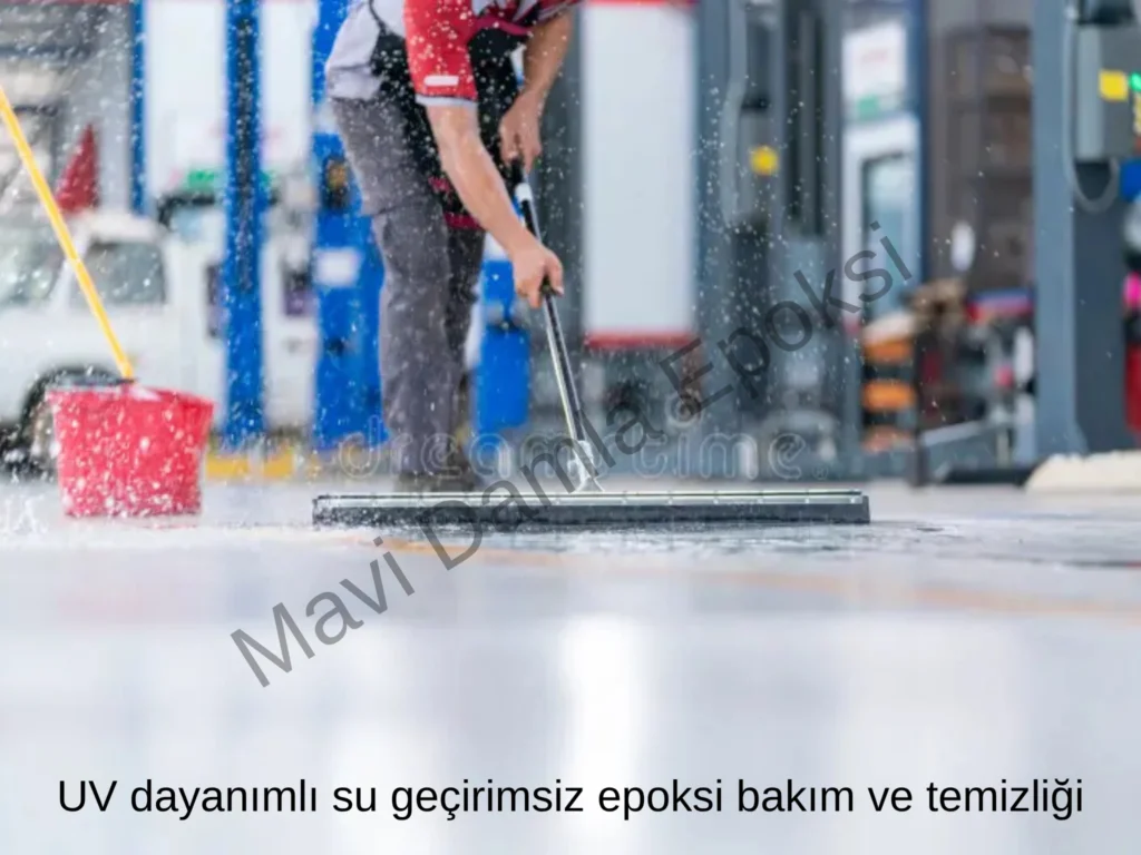 UV dayanımlı su geçirimsiz epoksi bakım ve temizliği