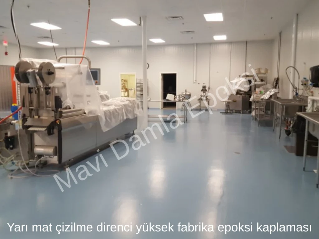 Yarı mat çizilme direnci yüksek fabrika epoksi kaplaması