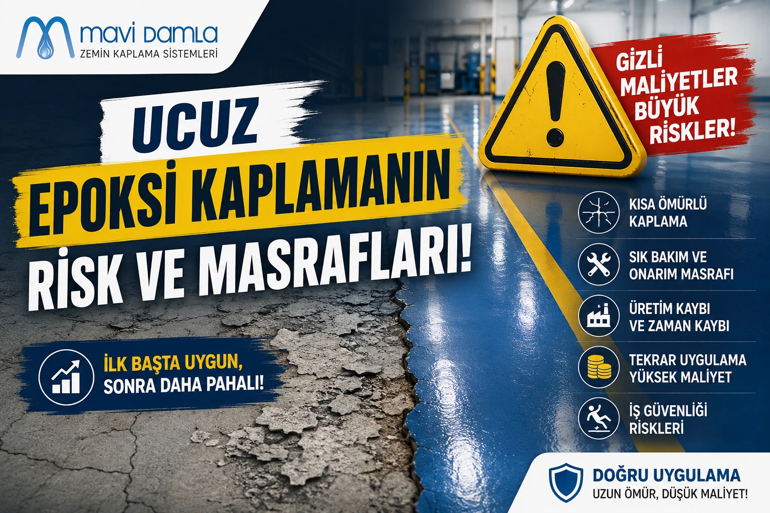 Ucuz Epoksi Kaplama Riskleri